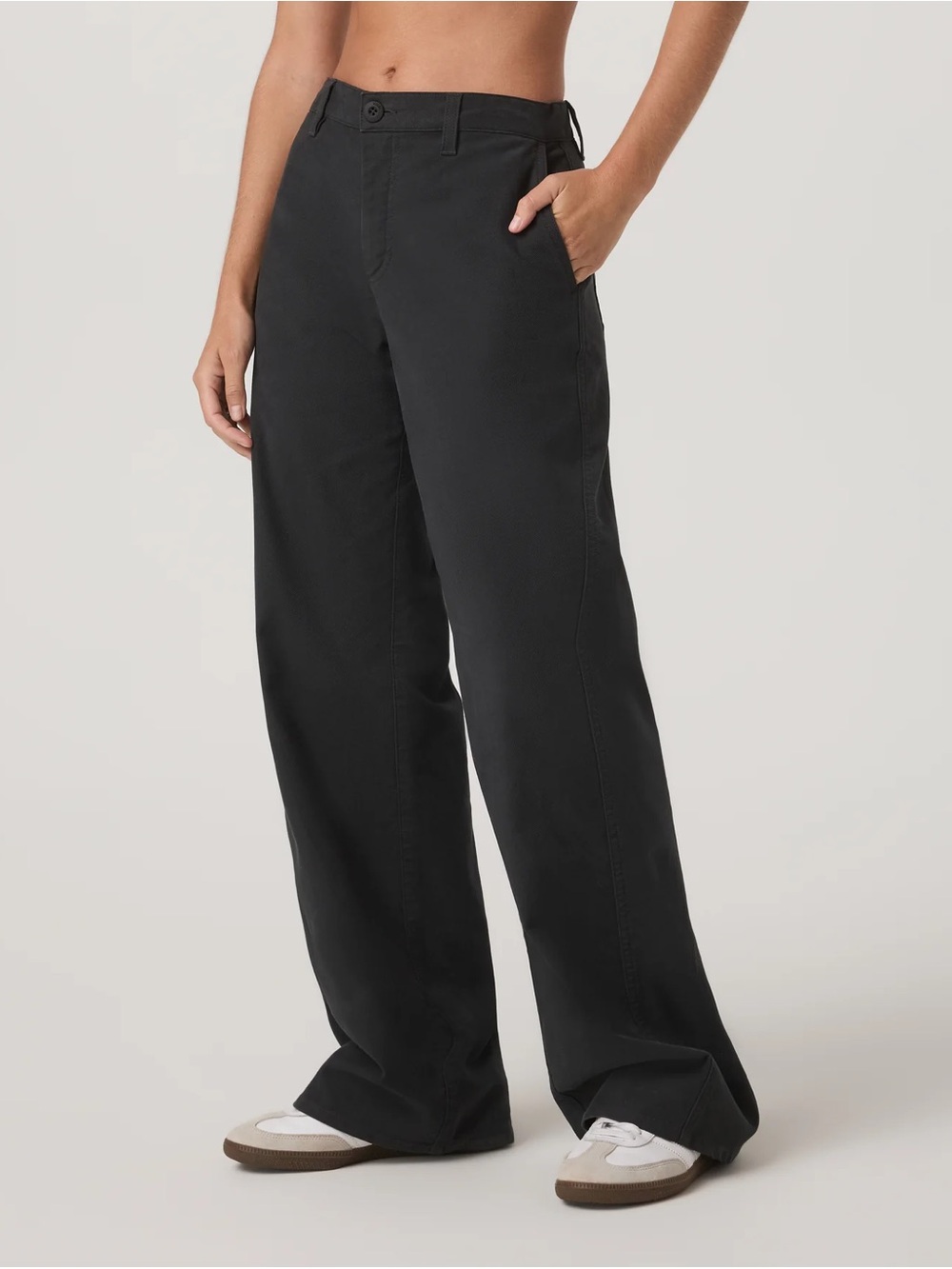 Vuori Washed Black Telluride Twill Pants Size Small